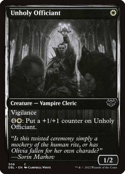 Unholy Officiant - (308) - Magic the Gathering Innistrad: Double Feature Singles