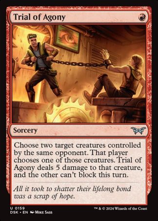 Trial of Agony - (159) - Magic the Gathering Duskmourn: House of Horror Singles