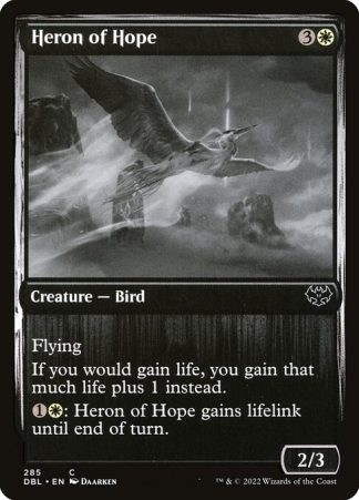 Heron of Hope - (285) - Magic the Gathering Innistrad: Double Feature Singles