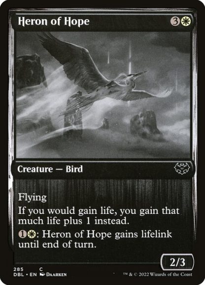 Heron of Hope - (285) - Magic the Gathering Innistrad: Double Feature Singles