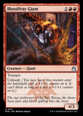 Bloodfray Giant - (101) - Magic the Gathering Ravnica Remastered Singles