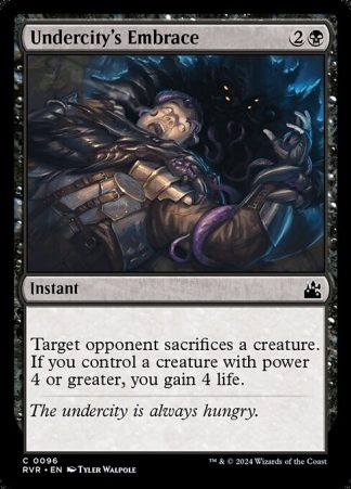 Undercity's Embrace - (96) - Magic the Gathering Ravnica Remastered Singles