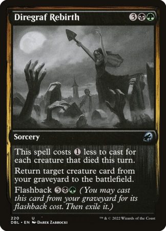 Diregraf Rebirth - (220) - Magic the Gathering Innistrad: Double Feature Singles