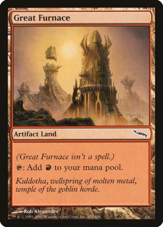 Great Furnace (Light Play) - (282) - Magic the Gathering Mirrodin Singles
