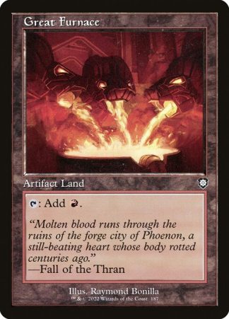 Great Furnace - (187) - Magic the Gathering The Brothers' War Commander Singles