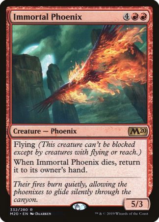 Immortal Phoenix - (332) - Magic the Gathering Core Set 2020 Singles